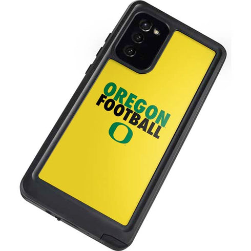 University of Oregon Ducks Football Galaxy Note20 5G Waterproof Case