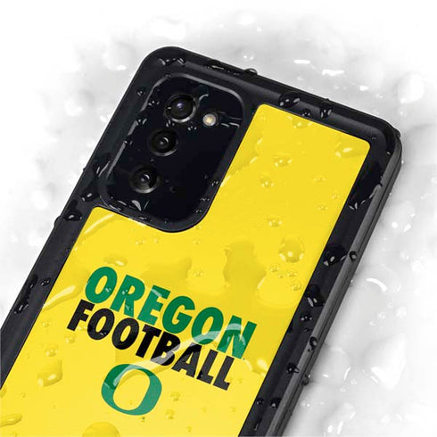 University of Oregon Ducks Football Galaxy Note20 5G Waterproof Case