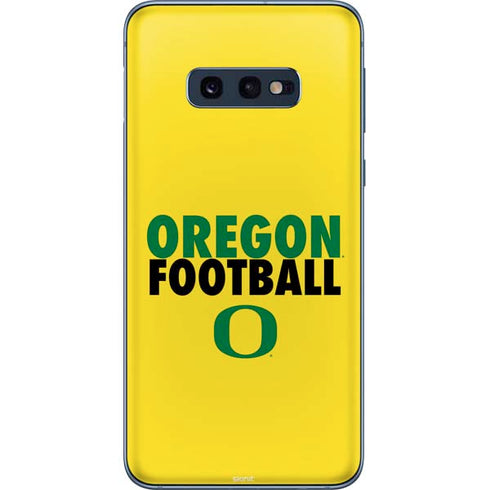 University of Oregon Ducks Football Galaxy S10e Skin