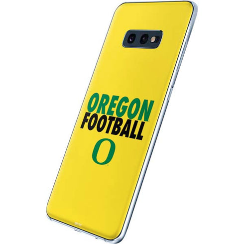 University of Oregon Ducks Football Galaxy S10e Skin