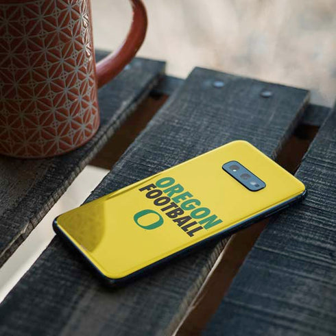 University of Oregon Ducks Football Galaxy S10e Skin