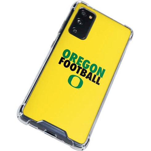 University of Oregon Ducks Football Galaxy S20 FE Clear Case