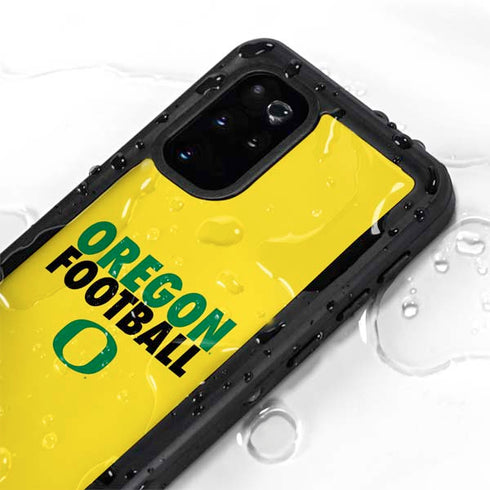 University of Oregon Ducks Football Galaxy S20 Plus Waterproof Case