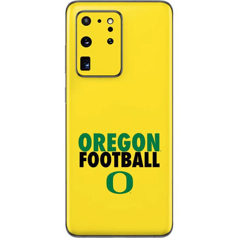 University of Oregon Ducks Football Galaxy S20 Ultra 5G Skin