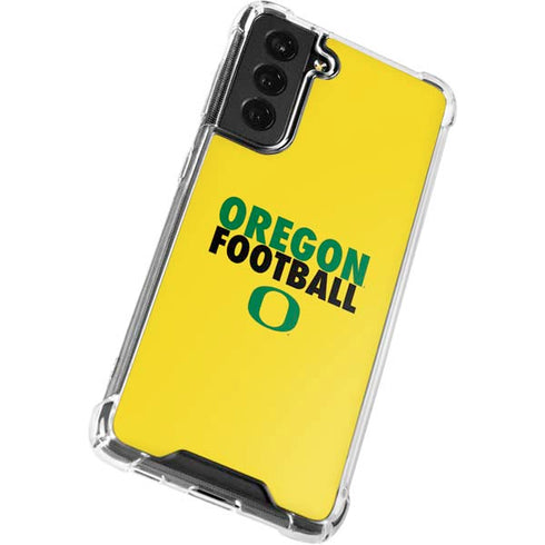 University of Oregon Ducks Football Galaxy S21 FE Clear Case