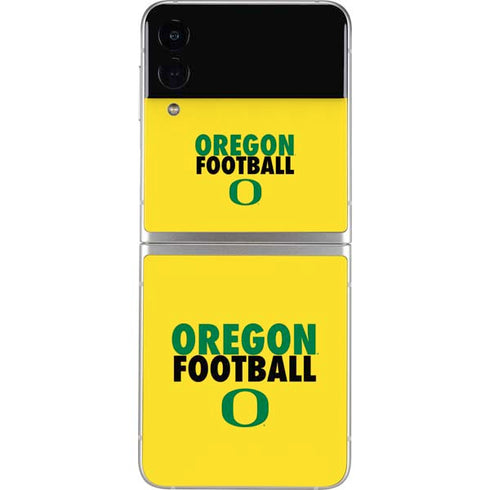 University of Oregon Ducks Football Galaxy Z Flip4 5G Skin