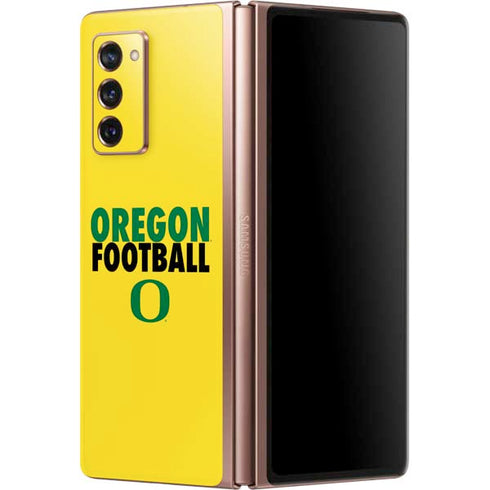 University of Oregon Ducks Football Galaxy Z Fold2 5G Skin