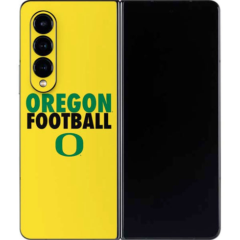 University of Oregon Ducks Football Galaxy Z Fold4 5G Skin