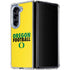 University of Oregon Ducks Football Galaxy Z Fold5 5G Clear Case