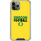 University of Oregon Ducks Football iPhone 11 Pro Max Clear Case