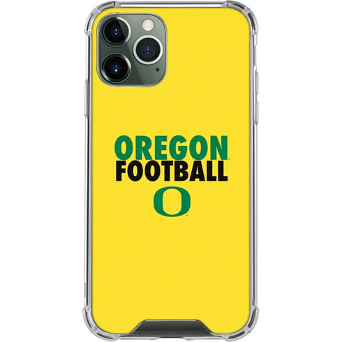 University of Oregon Ducks Football iPhone 12 Pro Clear Case