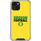 University of Oregon Ducks Football iPhone 13 Mini Clear Case