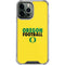 University of Oregon Ducks Football iPhone 13 Pro Max Clear Case