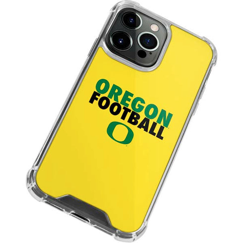 University of Oregon Ducks Football iPhone 13 Pro Max Clear Case