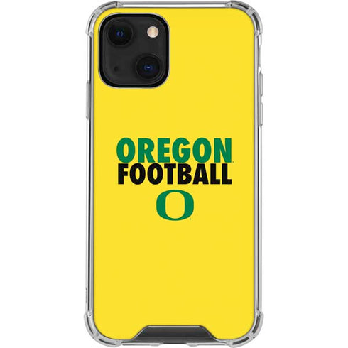 University of Oregon Ducks Football iPhone 14 Plus Clear Case