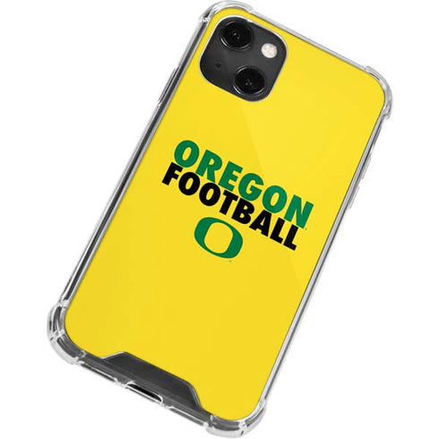 University of Oregon Ducks Football iPhone 14 Plus Clear Case