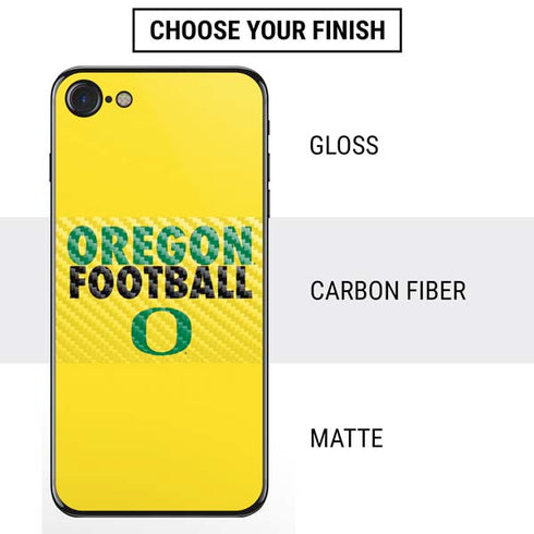 University of Oregon Ducks Football iPhone SE (2nd & 3rd Gen) Skin
