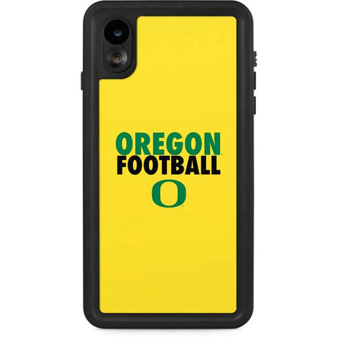 University of Oregon Ducks Football iPhone XR Waterproof Case