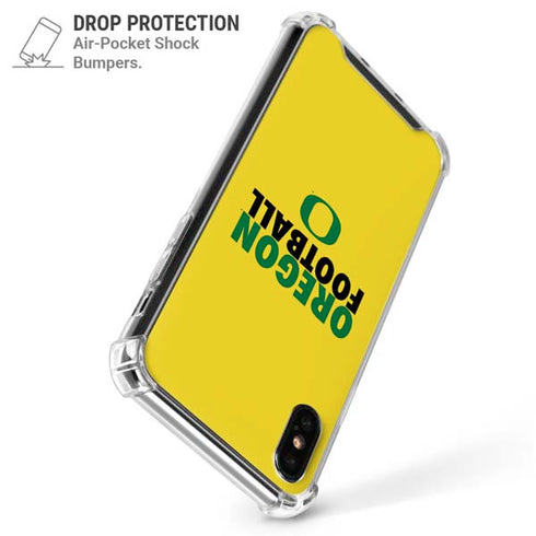 University of Oregon Ducks Football iPhone XS Max Clear Case