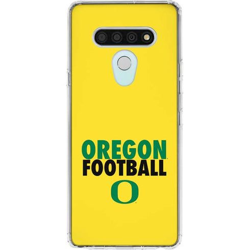 University of Oregon Ducks Football LG Stylo 6 Clear Case