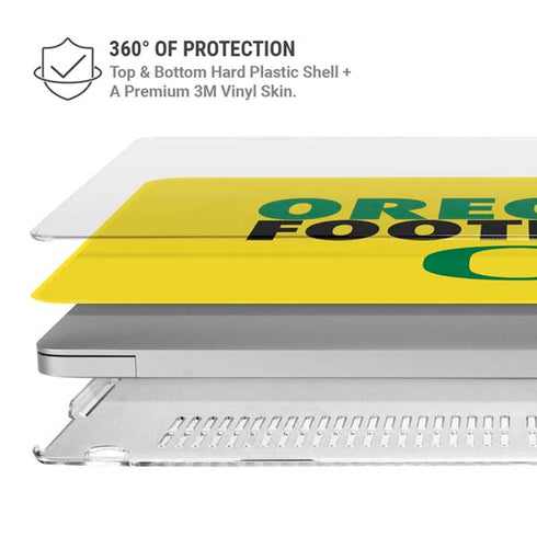 University of Oregon Ducks Football MacBook Air 13in M1 (2021) Case plus Skin
