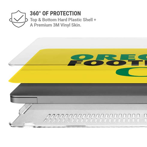 University of Oregon Ducks Football MacBook Pro 16in (2021-25) Case plus Skin