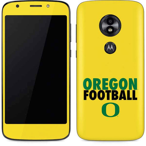 University of Oregon Ducks Football Moto E5 Play Skin