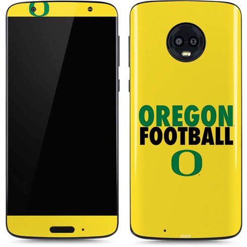 University of Oregon Ducks Football Moto G6 Skin