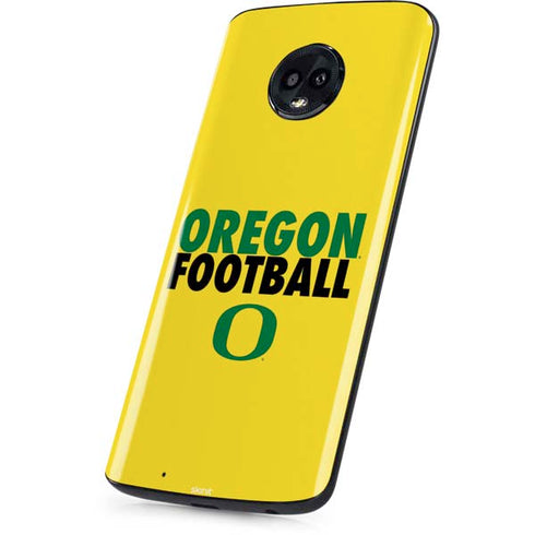 University of Oregon Ducks Football Moto G6 Skin