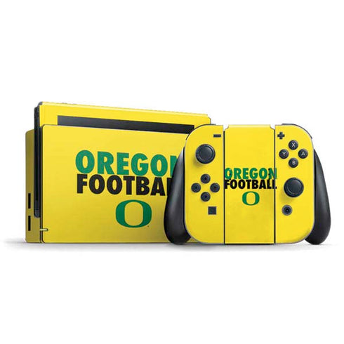 University of Oregon Ducks Football Nintendo Switch Bundle Skin