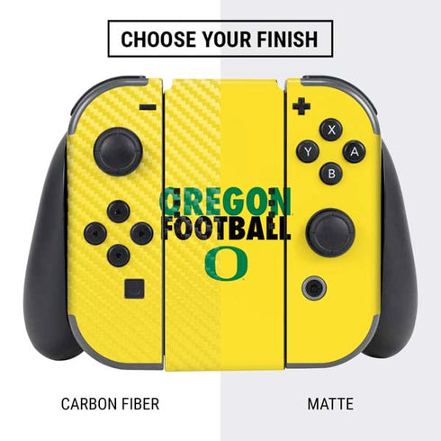 University of Oregon Ducks Football Nintendo Switch Bundle Skin