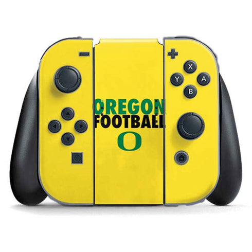 University of Oregon Ducks Football Nintendo Switch (2017-2021) Joy-Con Controller Skin