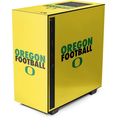 University of Oregon Ducks Football NZXT H510 Compact ATX Mid-Tower Case Skin