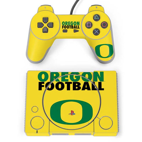 University of Oregon Ducks Football PlayStation Classic Bundle Skin