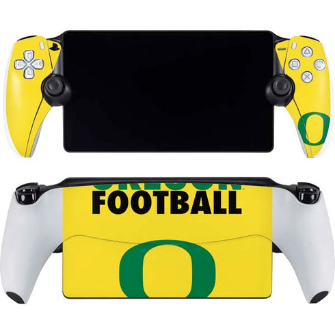 University of Oregon Ducks Football PlayStation Portal Remote Player Skin