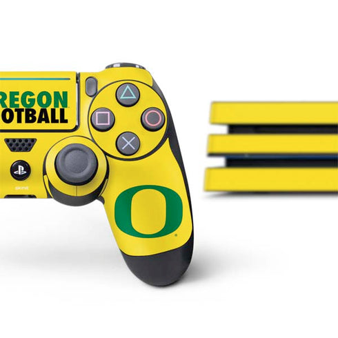 University of Oregon Ducks Football PS4 Pro Bundle Skin