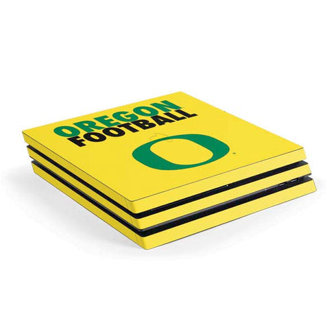 University of Oregon Ducks Football PS4 Pro Console Skin