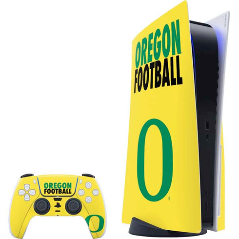 University of Oregon Ducks Football PS5 Bundle Skin