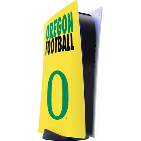 University of Oregon Ducks Football PS5 Digital Edition Console Skin
