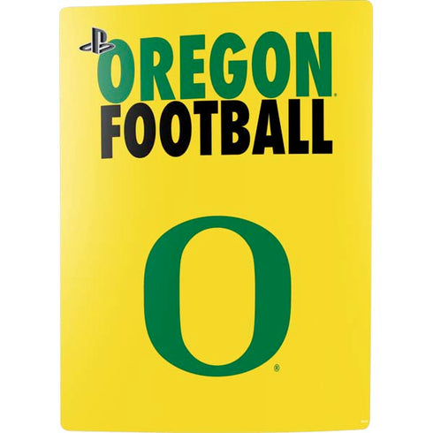 University of Oregon Ducks Football PS5 Digital Edition Console Skin