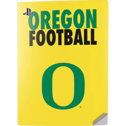 University of Oregon Ducks Football PS5 Digital Edition Console Skin