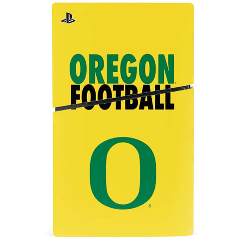 University of Oregon Ducks Football PS5 Slim Disk Bundle Skin