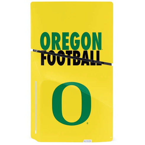 University of Oregon Ducks Football PS5 Slim Disk Bundle Skin