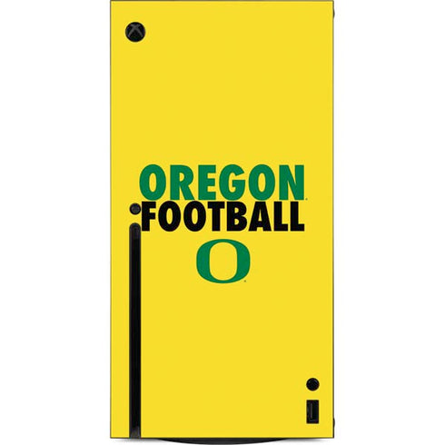 University of Oregon Ducks Football Xbox Series X Console Skin