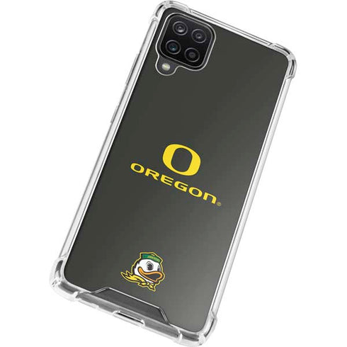 University of Oregon Ducks Galaxy A12 Clear Case