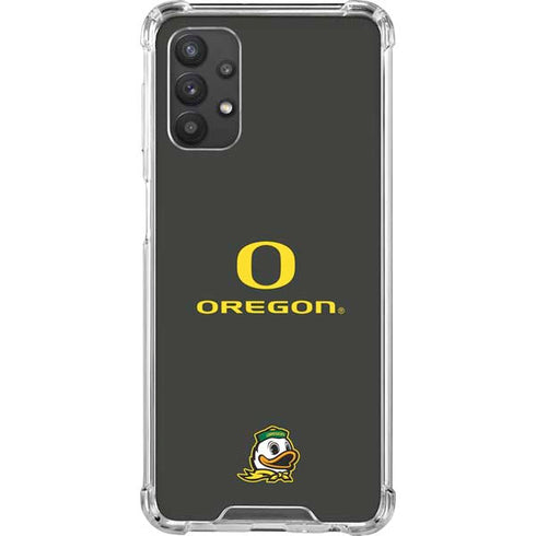 University of Oregon Ducks Galaxy A32 5G Clear Case
