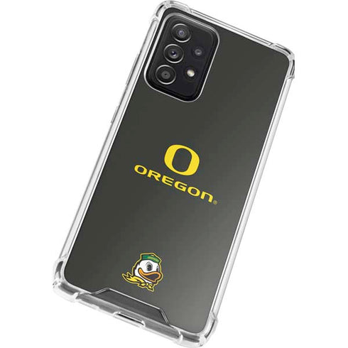 University of Oregon Ducks Galaxy A52 5G Clear Case