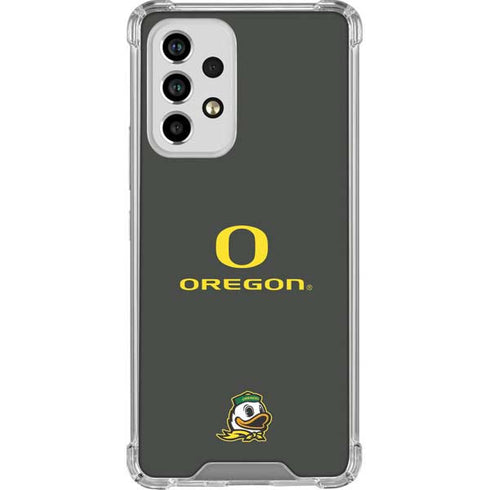 University of Oregon Ducks Galaxy A53 5G Clear Case
