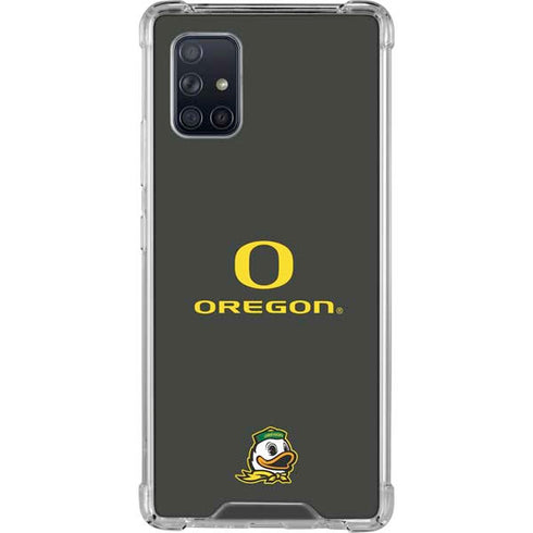 University of Oregon Ducks Galaxy A71 5G Clear Case