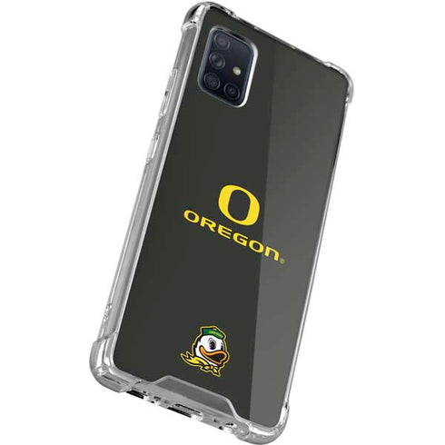 University of Oregon Ducks Galaxy A71 5G Clear Case